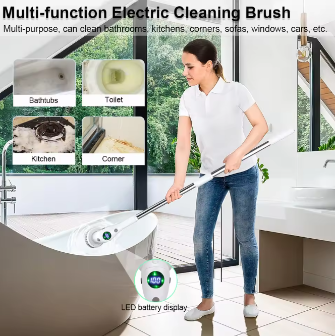 SimplyHomeStyle™ 8 in 1 Electric Cleaning Brush