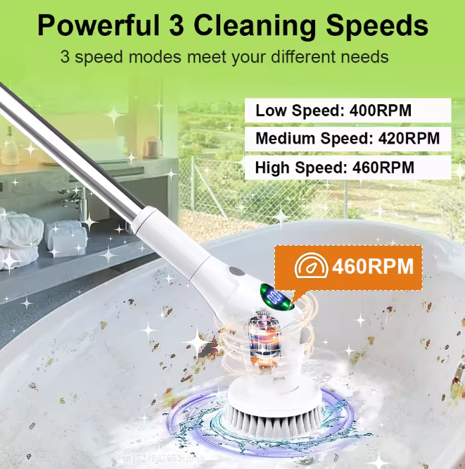 SimplyHomeStyle™ 8 in 1 Electric Cleaning Brush