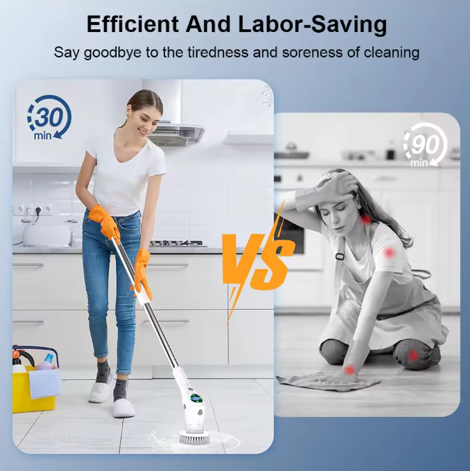 SimplyHomeStyle™ 8 in 1 Electric Cleaning Brush