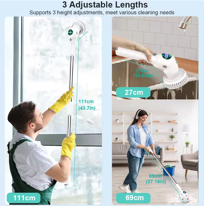 SimplyHomeStyle™ 8 in 1 Electric Cleaning Brush