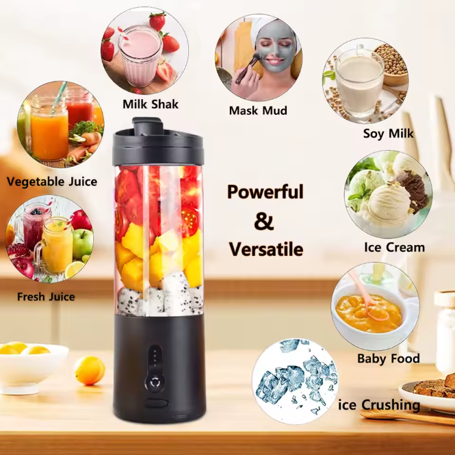 SimplyHomeStyle™  Mini Portable Fresh Juice Blender